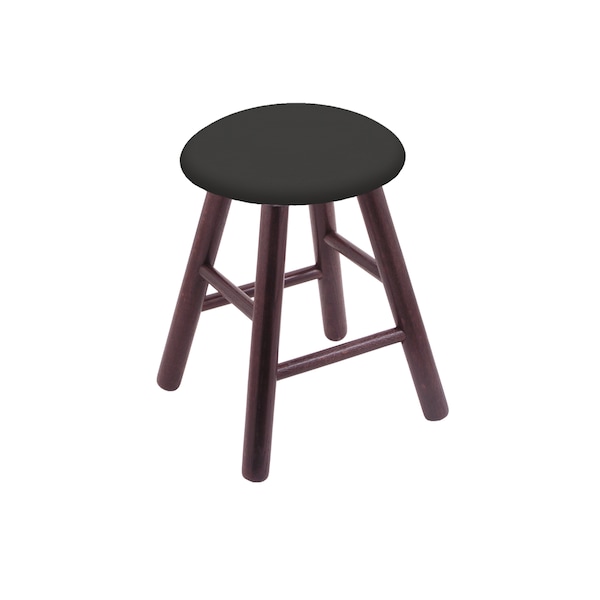 Holland Bar Stool Co Oak Vanity Stool, Dark Cherry Finish, Graph Ruby Seat RC18OSDC008 - main